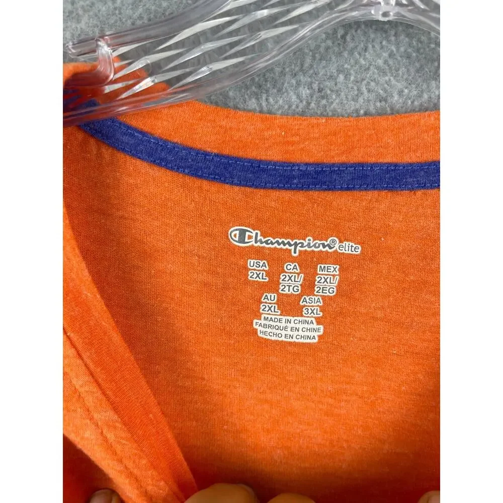 Champion Elite Florida Gators Shirt Men's 2XL Orange Short Sleeve‎ NCAA College - Picture 4 of 8